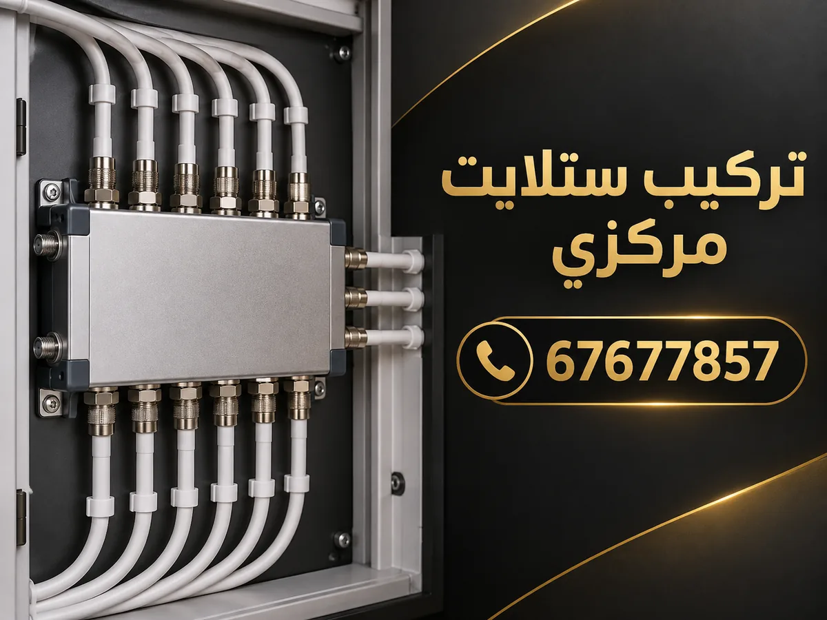 وحدة توزيع ستلايت مركزي مع مخارج الكابلات